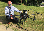 Tim Poe and AED Drone